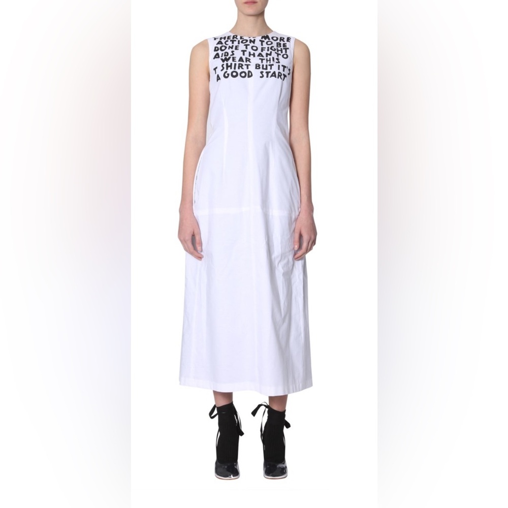 MM6 Maison Margiela White Maxi Dress
